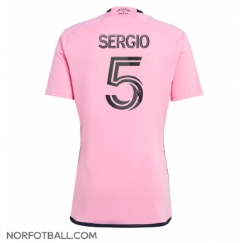 Billige Fotballdrakt Inter Miami Sergio Busquets #5 Replika Hjemmedrakt 2024-25 Kortermet